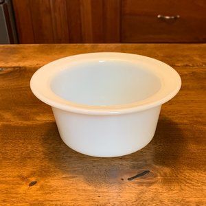 Pyrex #75 Vintage Rare White Opal Butter Bowl